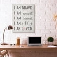 thumbnail image 6 of I am Loved Family Kids Word Pink Design Super Oversized Stretched Canvas Wall Art by Daphne Polselli, 6 of 6