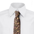 thumbnail image 2 of Botanical Necktie, Pastel Vintage Floral Art, Dress Tie, 3.7", Multicolor, by Ambesonne, 2 of 3