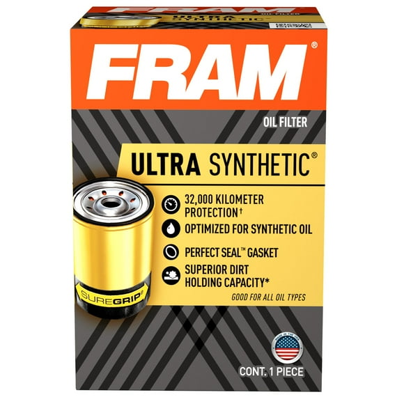 Filtre à huile XG7317 Ultra Synthetic de FRAM Protection prouvée jusqu’à 24 000 km
