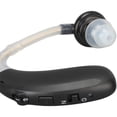 thumbnail image 2 of Pair Hearing Aids, Rechargeable Ergonomic Medical Device ABS Silicone, Black, 2 of 5