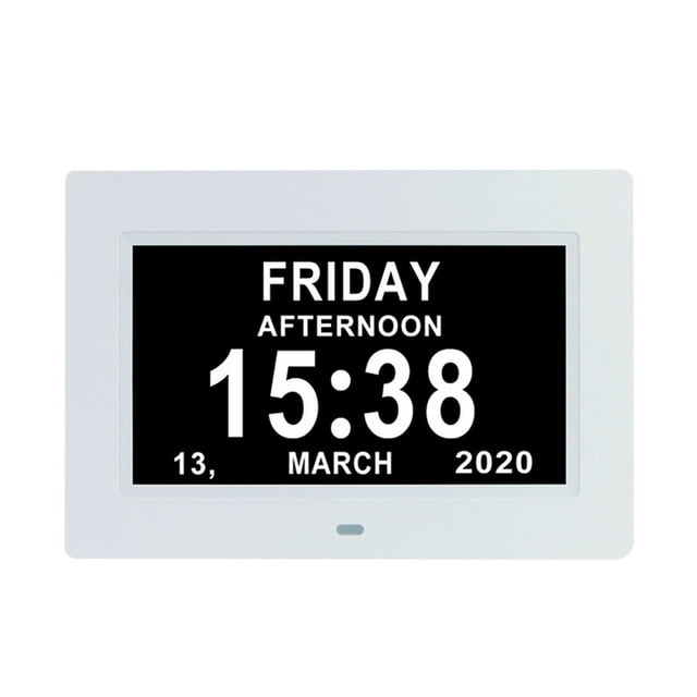 EIGTHTAILPicture Video Playback Electronic Photo Album 7 Inch Digital Electronic Photo Frame Gift For Family LCD Digital Photo Frame Black