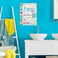 Colorful Kids Bathroom Decor Art Prints,(12‘‘X16‘‘,framed) Bathroom ...