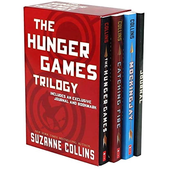 Pre-Owned THE HUNGER GAMES TRILOGY INCLUDES AN EXCLUSIVE JOURNAL AND BOOKMARK, 9781338682793, 1338682792, Paperback,