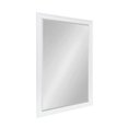 thumbnail image 2 of DesignOvation Miroir Mural Encadré Bosc, 27.5x39.5, Blanc, 2 of 2