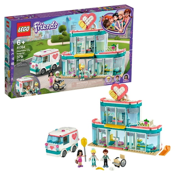 LEGO Friends Heartlake City Hospital 41394 Doctor Toy Building Kit (379 Pieces)