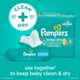 thumbnail image 6 of Pampers Baby Clean Wipes Baby Fresh Scented 6X Pop-Top Packs 432 Count, 6 of 12