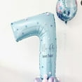thumbnail image 4 of 40Inch Blue Digit 7 Balloon for Kids Decors 7 Year Old 17 27 37 70th Birthday Party Supplies for Big Number Balloons Anniversary Events Decorations (Light Blue 7), 4 of 12
