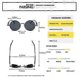 thumbnail image 2 of UV400 Sun glasses Vintage Polarized Steampunk Sunglasses Mens Design Round, 2 of 5