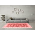 thumbnail image 3 of Ahgly Company Machine Washable Indoor Rectangle Oriental Red Modern Area Rugs, 7' x 9', 3 of 4