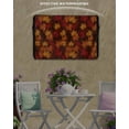 thumbnail image 6 of Outdoor TV Cover 30 to 32 Inch Weatherproof, Fall Thanksgiving Autumn Maple Leaf Waterproof TV Screen Protector for Outside Decor with Zipper and Pocket 30"L x 19"H&nbsp; , Brown Orange Red, 6 of 7
