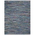 thumbnail image 2 of Safavieh Rag Rug Collection RAR121C Handmade Boho Stripe Cotton Area Rug, 11' x 15', Ink / Multi, 2 of 4
