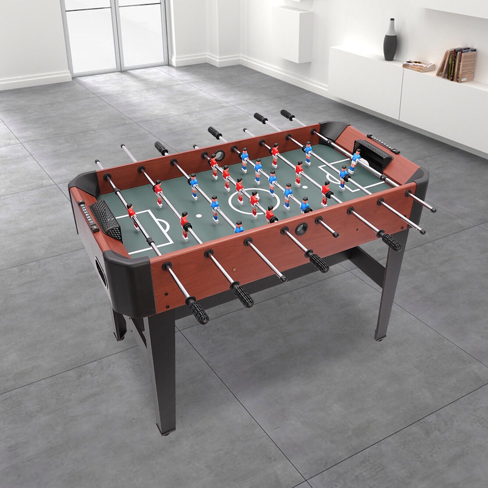 8 Rods Foosball Table for Adults, Modern Soccer Table Game Foosball Game Table for Home, Arcade Game Room 47 Inch Competition Sized