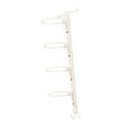 thumbnail image 3 of jinwen Football Holder Gift Bedroom Tool Room Basketball Ball Storage Rack Adhesive White 93x18cm, 3 of 9