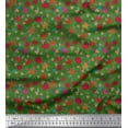 thumbnail image 1 of Soimoi Cotton Duck Fabric Berries,Leaves & Floral Artistic Printed Craft Fabric by The Yard 42 Inch Wide, 1 of 1