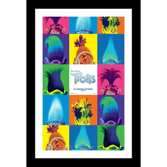 TROLLS - 11x17 Framed Movie Poster