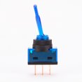thumbnail image 4 of Botón de interruptor azul modificado de 12V 3 PIN para automóvil Automobil azul Zulema interruptor, 4 of 8