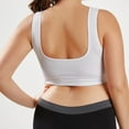 thumbnail image 6 of Brnmxoke Plus Size Sports Bra for Women Seamless Racerback Wireless Sports Bras Underwear Low Compression Ultra-thin Full Coverage Workout Yoga Bra, 6 of 7