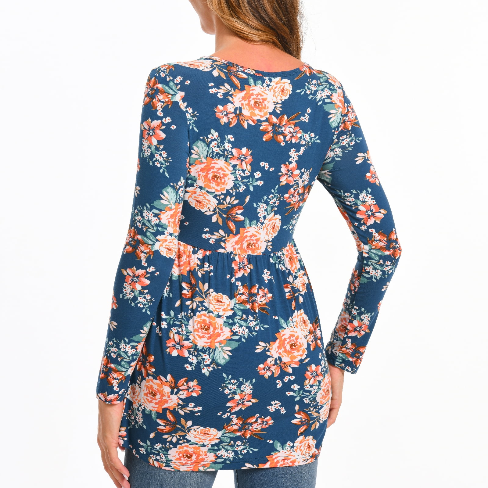 Beaisland Women's Long Sleeve Maternity Shirts Basic Casual Pregnancy Top