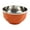 Orange, variant on Green Insulated Double Layer Stainless Steel Bowl, Household Multipurpose Bowl for Hot and Cold Food, Easy to Clean and Long-Lasting