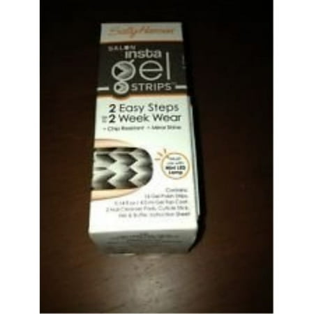 sally hansen salon insta gel strips ziggy zaggy #520 - 16 oz, pack of 2