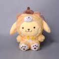 thumbnail image 3 of Coco lindo Sanrio peluche Diy My Melody Kuromi Purin llavero Anime dibujos animados decoraciones juguete pequeño Sanrio peluche, 3 of 4