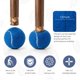 thumbnail image 2 of Pelotas de tenis Walker ANCKNE precortadas, 4 unidades, universales, azules, 2 of 6