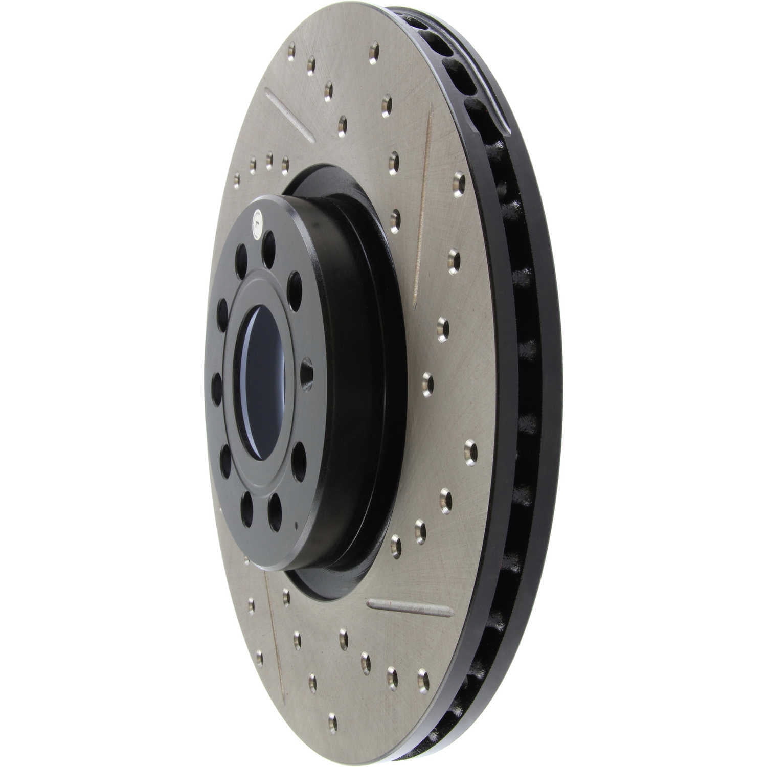 StopTech Slotted & Drilled Sport Brake Rotor Fits select: 2009-2014 VOLKSWAGEN JETTA, 2009-2018 VOLKSWAGEN TIGUAN