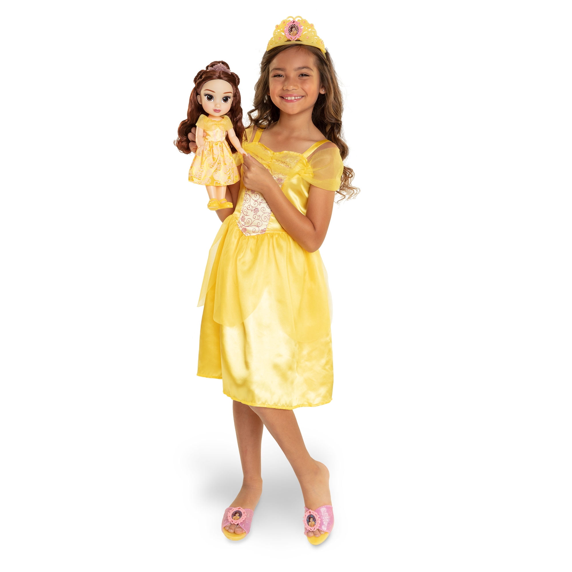 Disney Princess Belle Toddler Doll with Child Sized Dress and Accessories