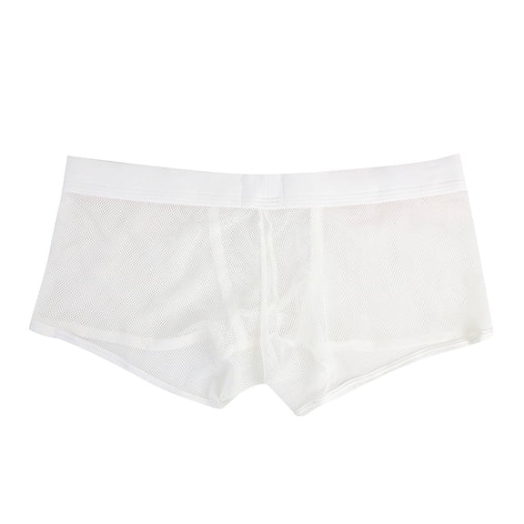 Odeerbi Mens Underwear Seamless Boxer Briefs Erogenous Letter Printed Shorts Bulge Pouch Underpants Olive Green