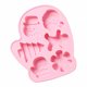 thumbnail image 3 of EeaseMX Molde de silicona para pudín de chocolate con forma de guante navideño, molde de yeso, 3 of 7