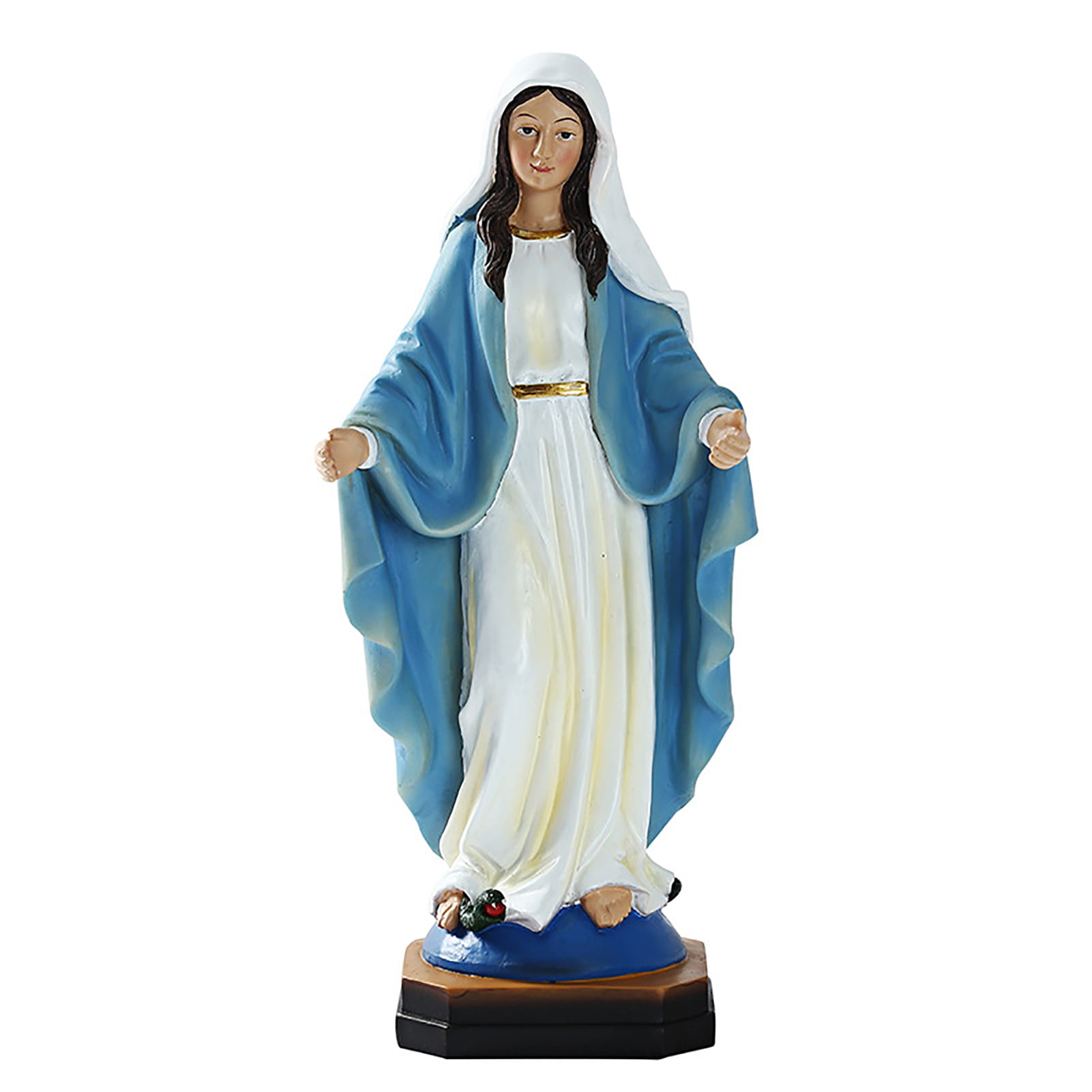 Our Lady of Grace Blessed Virgin Mother Mary Artistic Collection 18 Inch Resin Colored Large Statue Figurine
