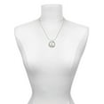 thumbnail image 3 of Delight Jewelry Silvertone White Ice Skates Laugh Ring Charm Necklace, 18", 3 of 4