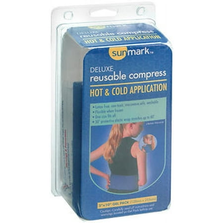 Sunmark Deluxe Reusable Hot & Cold Application Compress, One Size, 30"