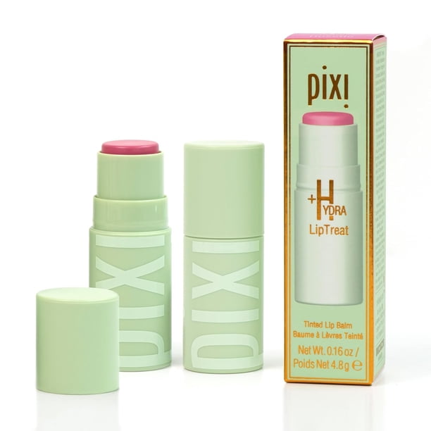 Pixi Beauty +Hydra LipTreat|Bálsamos labiales hidratantes con color| Roseta en sombra | 0,16 onzas/4,8g