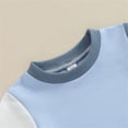 thumbnail image 5 of Coerni Kids Boys' Summer Set Round Neck Short Sleeve Color Matching T Shirt Shorts with Pockets Little Boys Clothing Set, 5 of 8