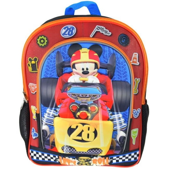 Mickey Mouse Road Racer 14" 3D Molded Backpack
