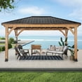 thumbnail image 1 of Backyard Discovery 16' x 12' Barrington Cedar Gazebo, 1 of 9