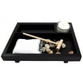 thumbnail image 3 of Tabletop Wu Xin Void Serenity Meditation Zen Garden Set Rocks And Sand Garden With Rake And Tea Light Candle Holder, 3 of 4