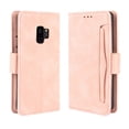 thumbnail image 1 of Case for Samsung Galaxy S9 PLUS Cover Adjustable Detachable Card Holder Magnetic closure Leather Wallet Case - Pink, 1 of 5