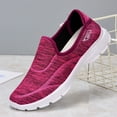 thumbnail image 5 of JINMGG Sneakers for Women Plus Clearance Women Ladies Casual Loafers Sneakers Flats Breathable Stretch Cloth Shoes Red 39, 5 of 9