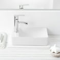 thumbnail image 6 of Jonathan Y Wall Mounted Rectangular Ceramic Mini Sink, Left-Side Faucet, White, 6 of 6