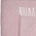 thumbnail image 5 of Soft Dusty Rose Links Pattern Throw Blanket, 5 of 5