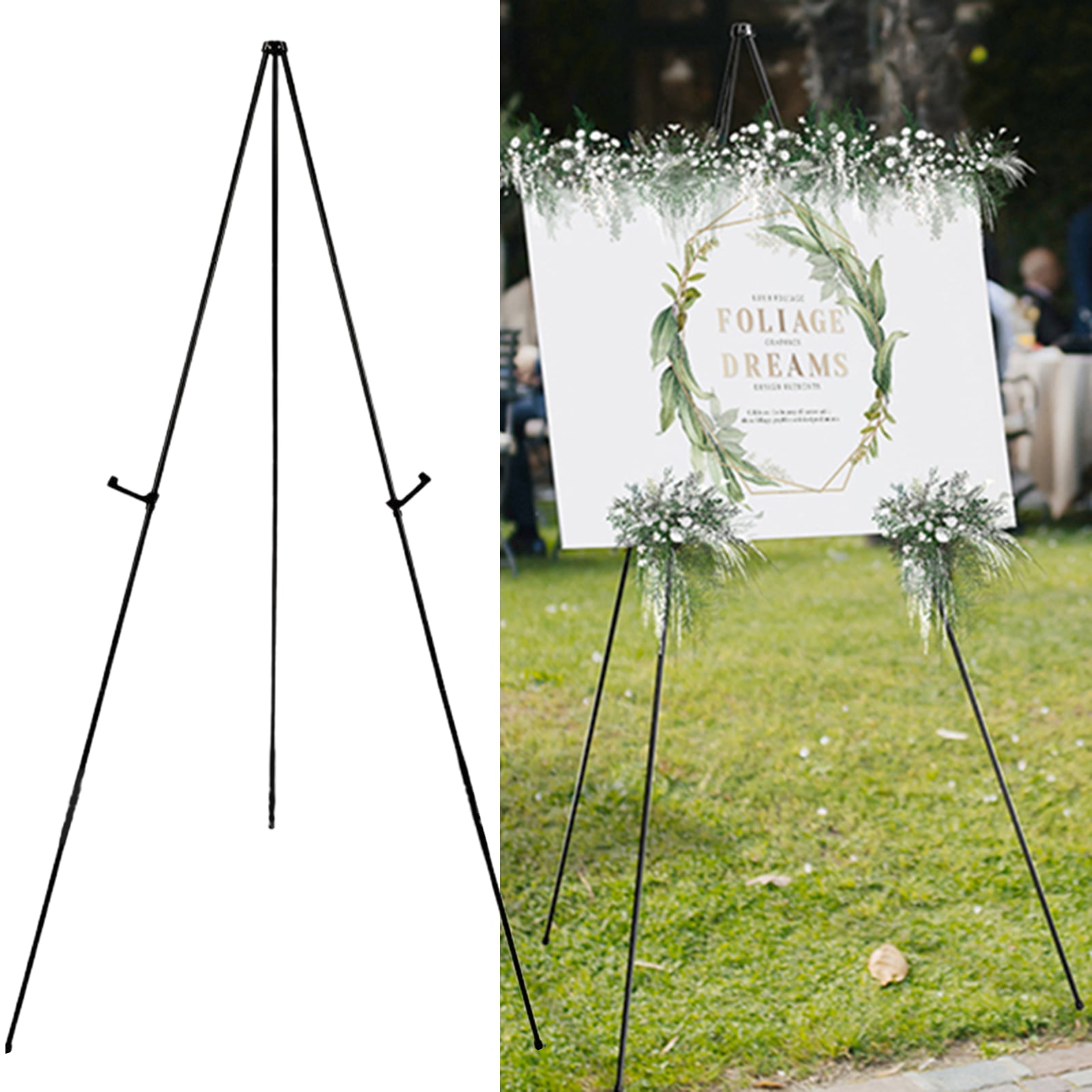 Thickened 63 White Easel Stand for Display Wedding Sign & Poster