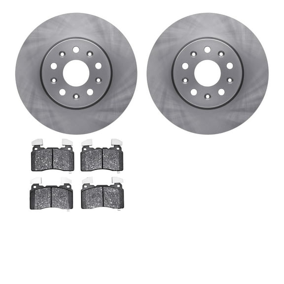 Dynamic Friction Company Front Brake Rotors with 5000 Advanced Brake Pads 6502-46246