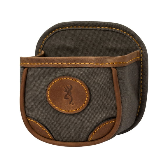 Browning 121388694 Lona Shell Box Holder Canvas/Leather Flint