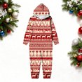 thumbnail image 5 of AUNVITO Boy & Girl'sFamily Christmas Pajamas Set Long Sleeve Printed Homewear with Matching Pet Outfits Cozy Holiday Family Sleepwear, 5 of 6