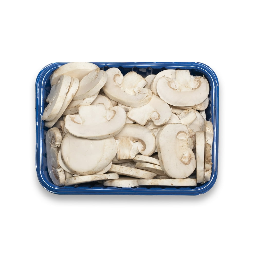 Fresh Sliced White Mushrooms, 16 oz