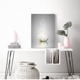 thumbnail image 5 of White Lotus Flower Canvas Wall Art Zen Decor for Bedroom Abstract Picture Print Painting,Framed Artwork for Living Room,Office 12"Wx18"L, 5 of 6