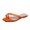 Orange, variant on VerPetridure Women Flat Sandals Slides Slippers Strappy Dressy Flip Flops Comfy Slip-ons Summer Beach Casual Crossover Open Toe Low Heel Shoes