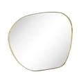 thumbnail image 2 of TEHOME Bertlinde Contemporary and Farmhouse 26x36'' Gold Metal Framed Asymmetrical Mirror Irregular Mirror, 2 of 8